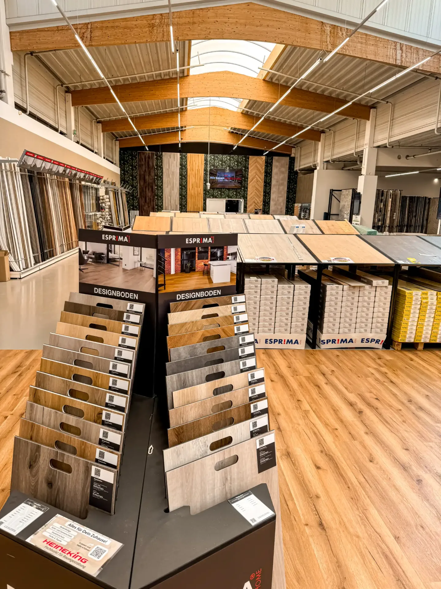 Über 10.000 m² Bodenbeläge auf einer Fläche